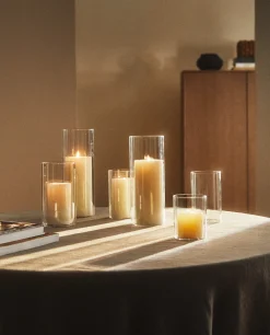 Borosilicate Glass Lantern Vase