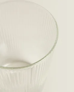Borosilicate Glass Mug With Lines