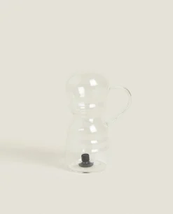 Borosilicate Glass Salt Shaker With Handle