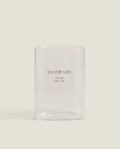 Borosilicate Glass Slogan Tumbler