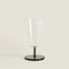 Borosilicate Wine Glass With Colored Stem