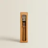 Box 4 Brunch Forks With Wood Pattern Handle