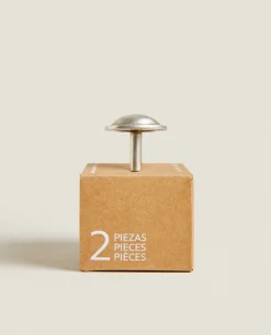 Brass Door Knob (Pack Of 2)