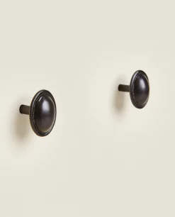 Brass Door Knob (Pack Of 2)