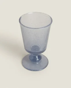 Bubble-Effect Wine Glass