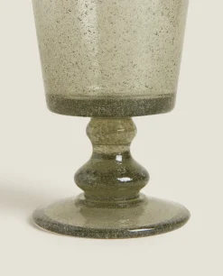 Bubble-Effect Wine Glass