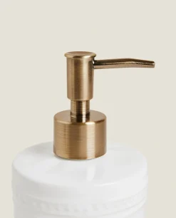 Ceramic Dispenser With A Raised Design
