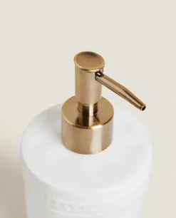 Ceramic Dispenser With A Raised Design