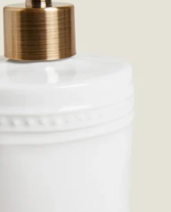 Ceramic Dispenser With A Raised Design