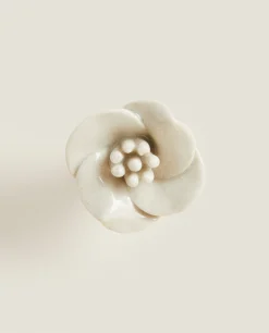 Ceramic Flower Door Knob (Pack Of 2)