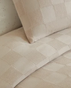 Check Cotton Bedspread