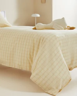 Check Duvet Cover