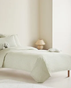 Check Duvet Cover