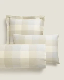 Check Flannel Pillowcase