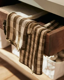 Check Kitchen Towel (Pack Of 2)