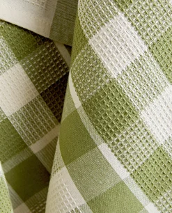 Check Waffle Kitchen Towel (Pack Of 2)