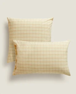 Checked Pillowcase