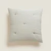 Chiffon And Cotton Jersey Throw Pillow Cover