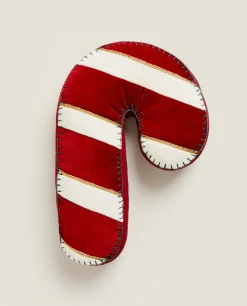 Children'S Candy Cane Christmas Pillow