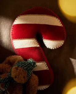 Children'S Candy Cane Christmas Pillow
