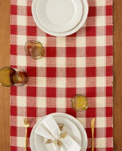 Christmas Check Table Runner