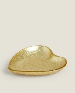 Christmas Heart Glass Bowl