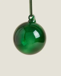 Christmas Plain Glass Bauble Decoration