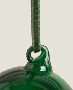 Christmas Plain Glass Bauble Decoration
