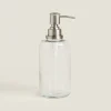 Clear Glass Soap Dispenser
