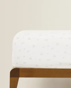Clover Cotton Fitted Sheet
