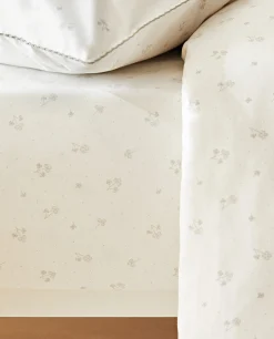 Clover Cotton Fitted Sheet