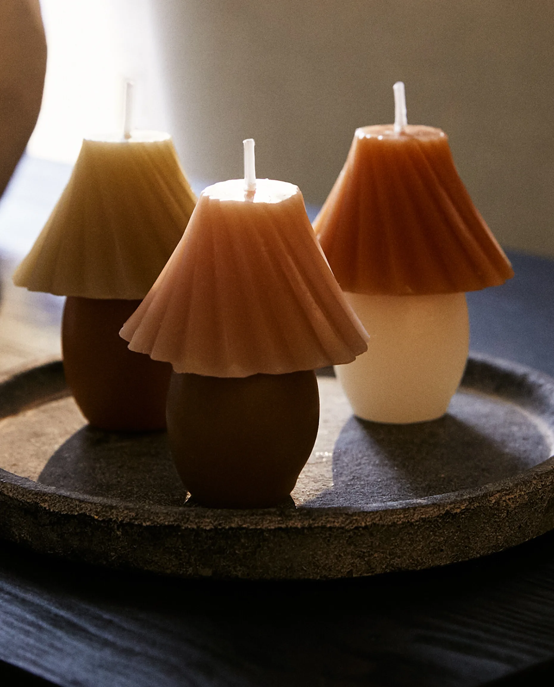 Colored Candles (Pack Of 3)