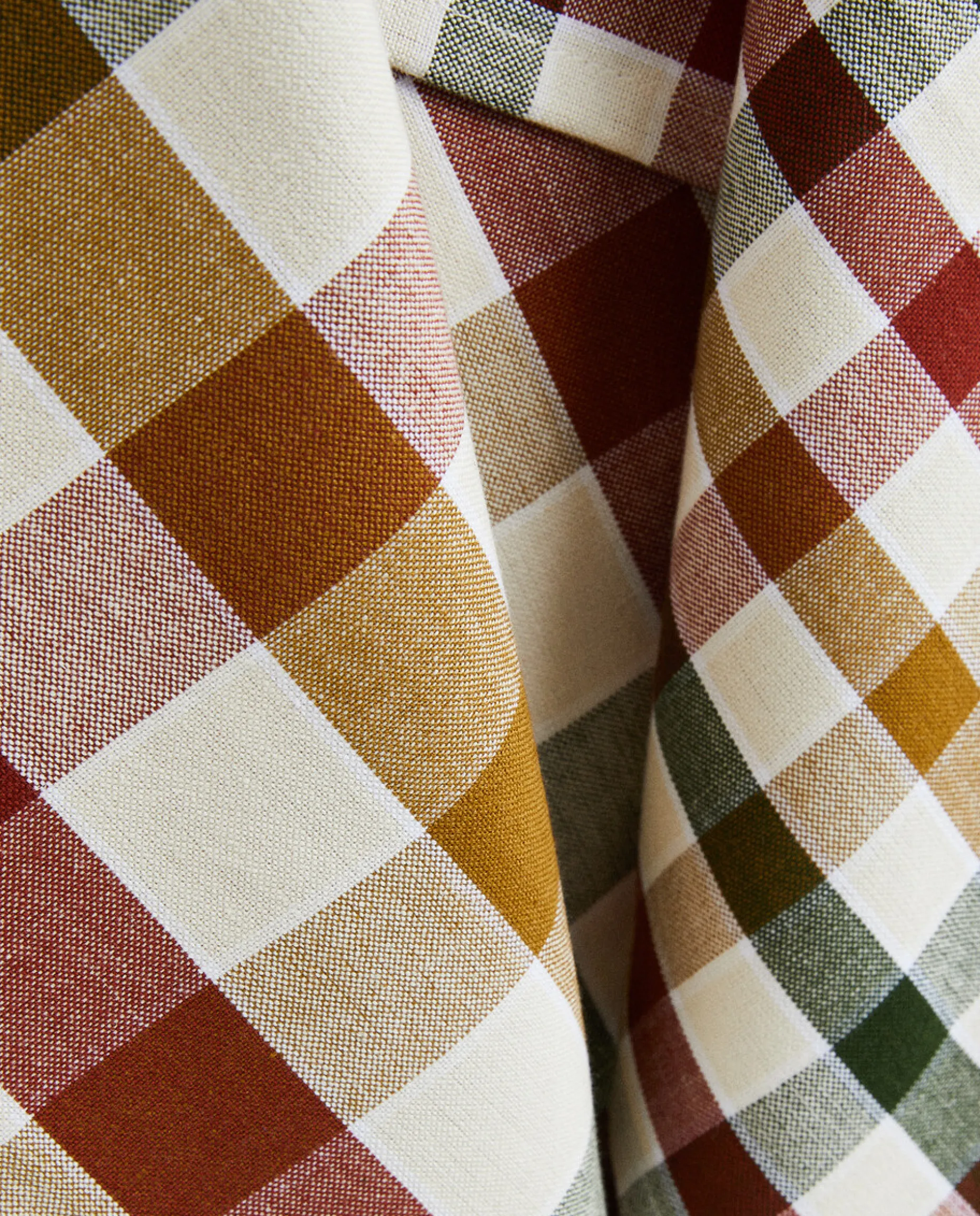 Colored Check Kitchen Towels (Pack Of 2)