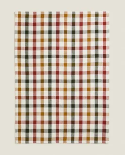 Colored Check Kitchen Towels (Pack Of 2)