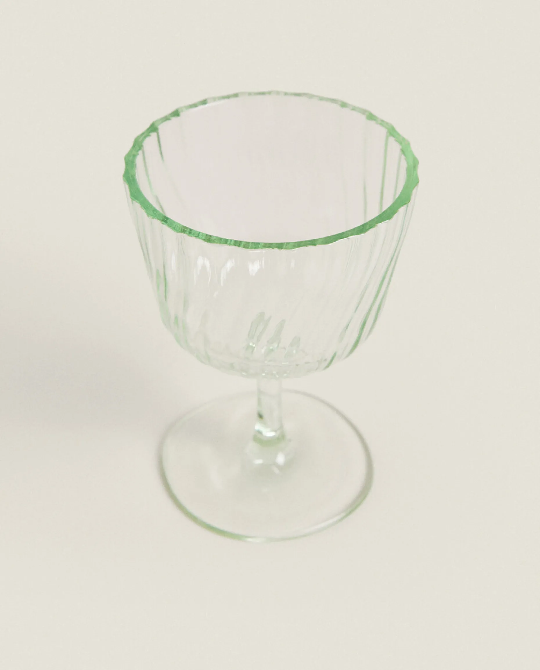 Colored Glass With Lines