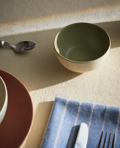 Colored Mini Stoneware Bowl