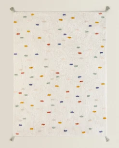 Colored Polka Dot Rug
