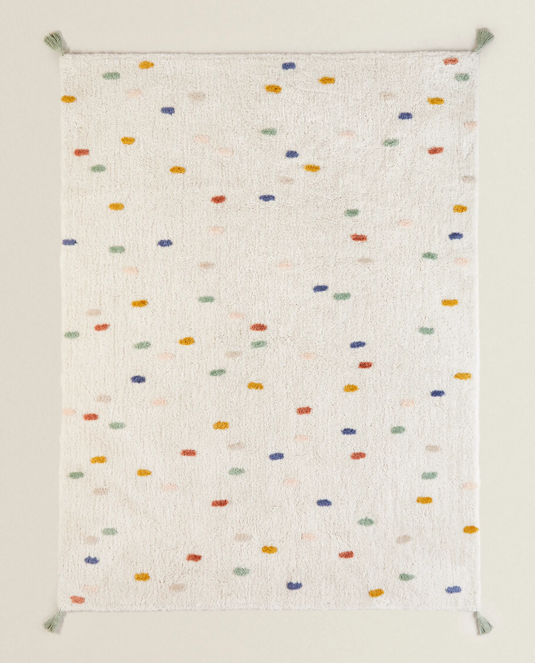 Colored Polka Dot Rug
