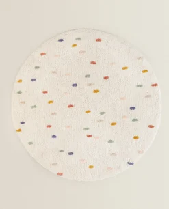 Colored Polka Dot Rug