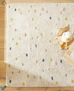 Colored Polka Dot Rug