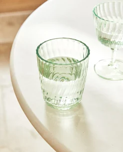 Colored Tumbler With Lines