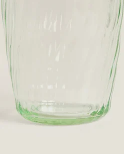 Colored Tumbler With Lines