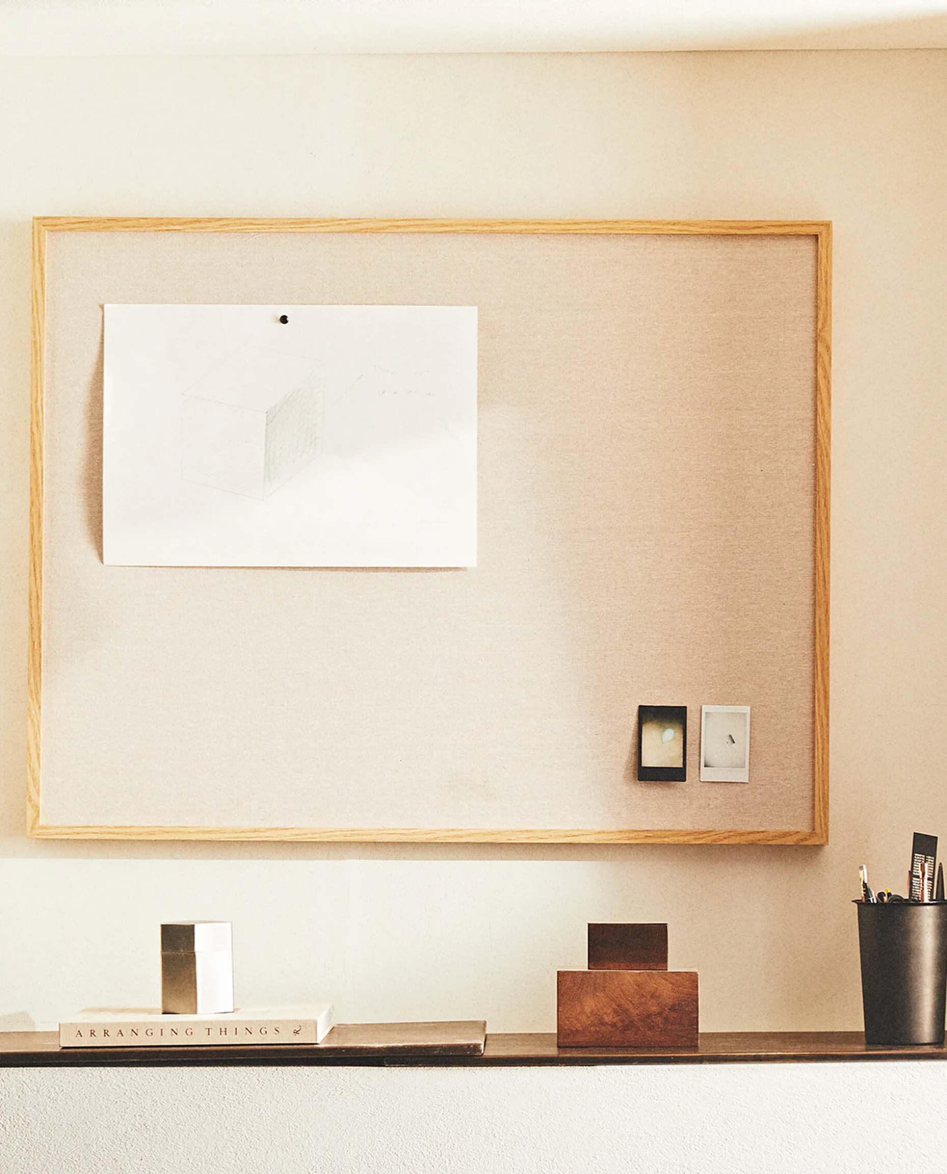 Cork Board With Linen