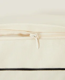 Cotton Back Cushion With Piping