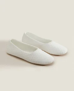 Cotton Ballerina Slippers
