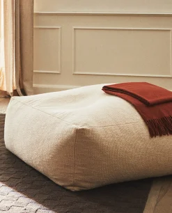 Cotton Boucle Pouf
