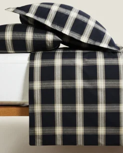 Cotton Check Duvet Cover