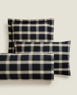Cotton Check Pillowcase
