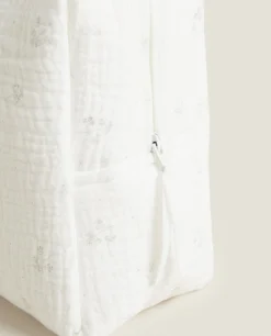 Cotton Chiffon Clover Cosmetic Bag