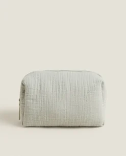 Cotton Chiffon Clover Cosmetic Bag